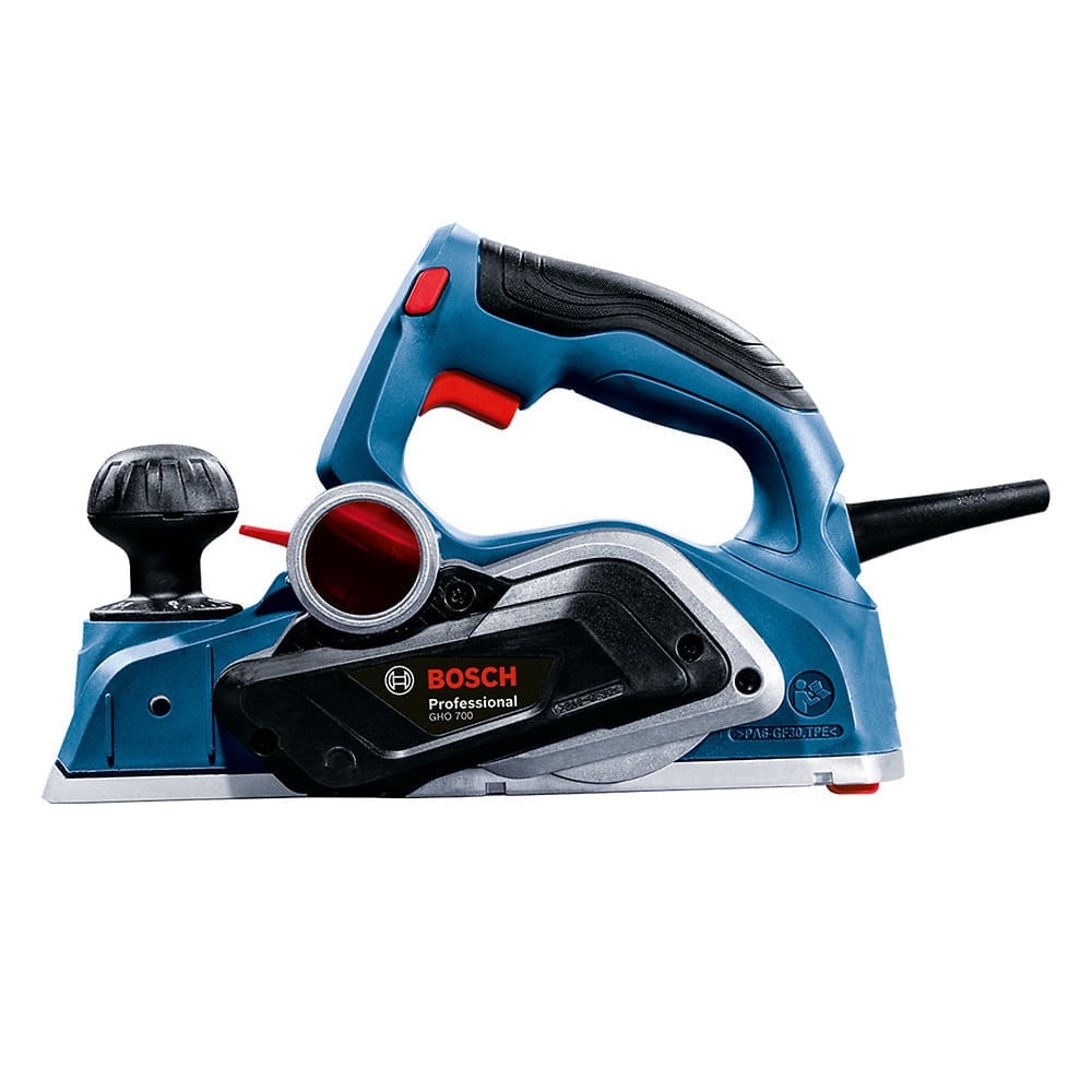 Plaina Elétrica GHO 700 82mm 700W 220V com Saco Coletor BOSCH