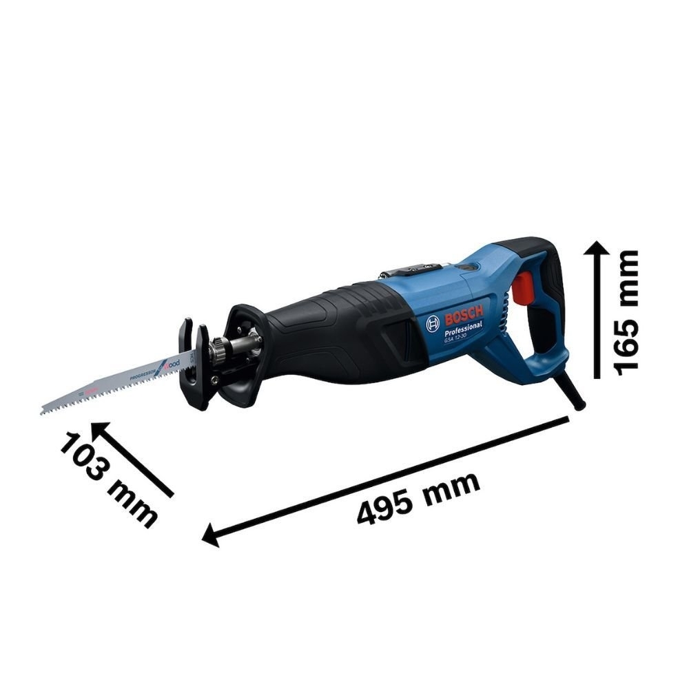 Serra Sabre GSA 12-30 1200W 220V com 2 Lâminas e Maleta BOSCH