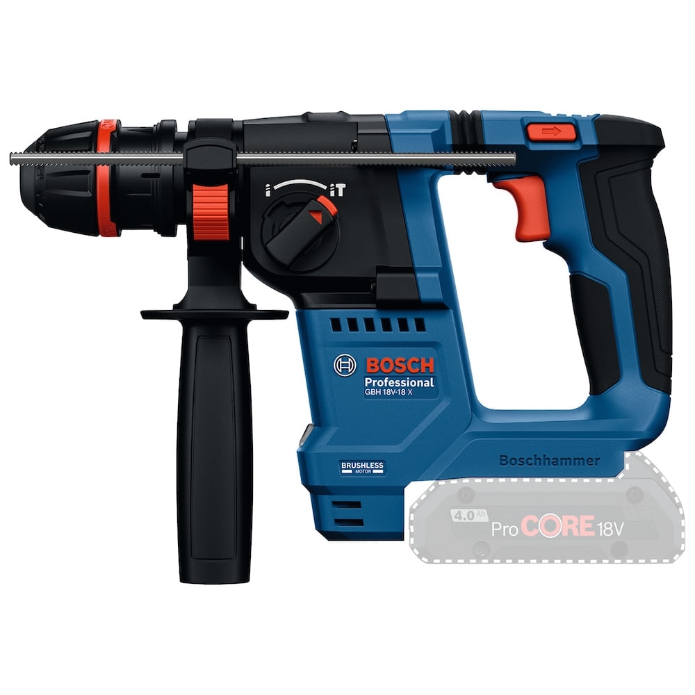 Martelete Perfurador GBH 18V-18 X Brushless One Chuck sem Bateria BOSCH