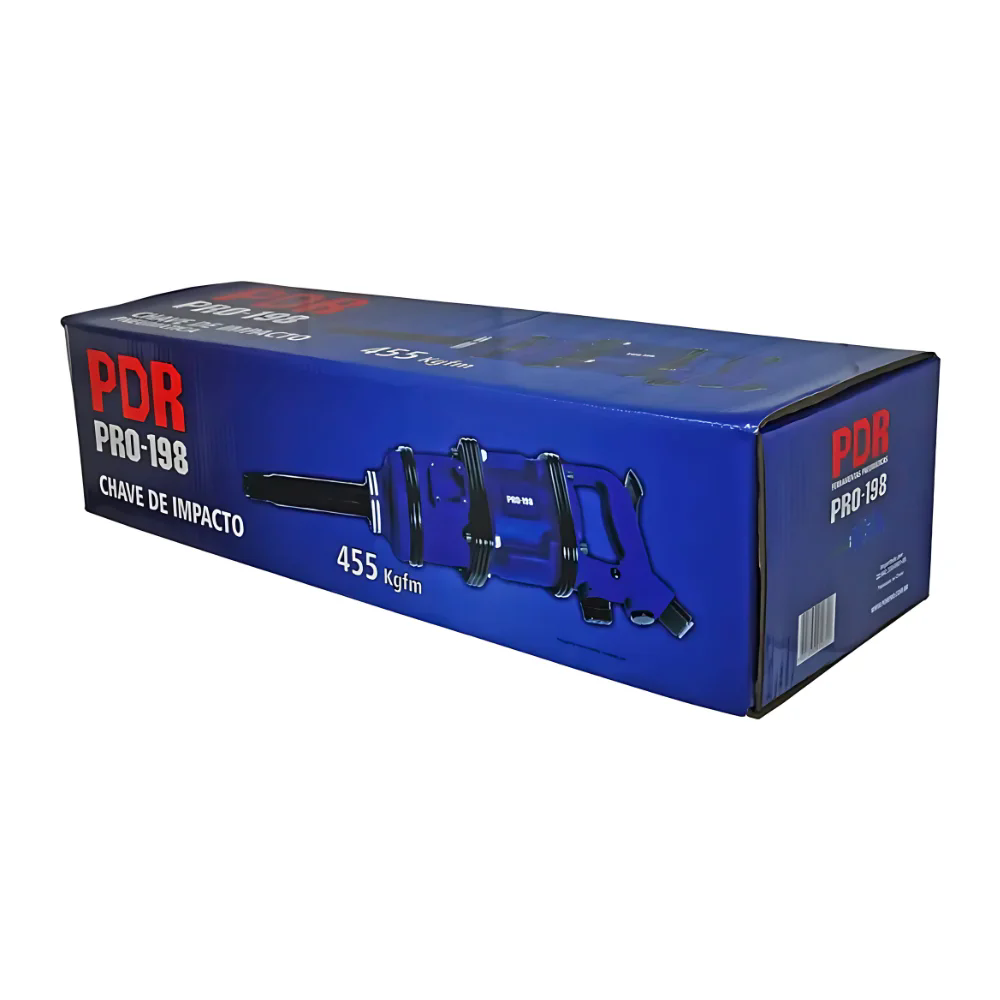 Chave de Impacto Pneumática 1 Pol. 455 Kgfm 90 PSI PDR