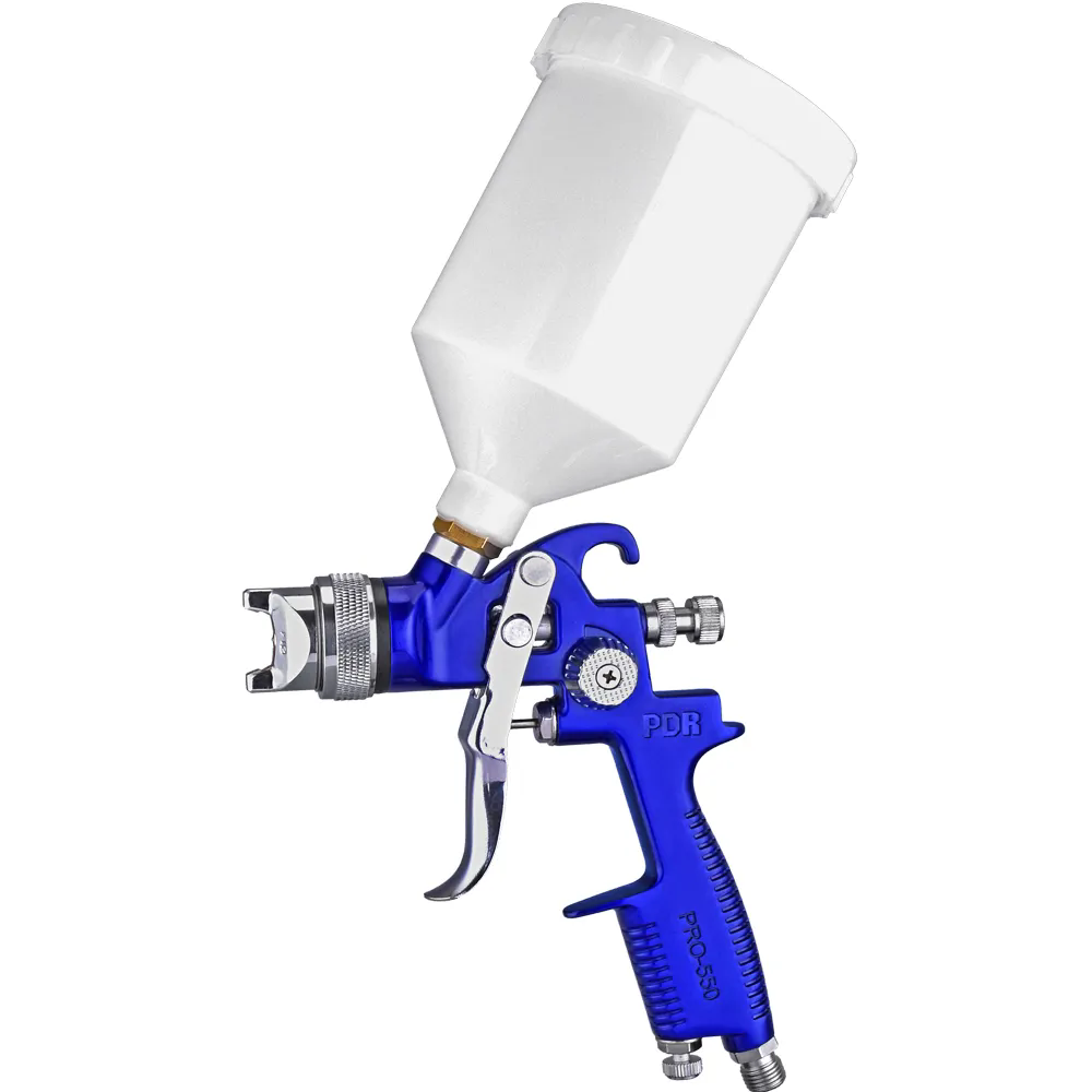 Pistola de Pintura HVLP PRO-550 Gravidade Bico 1,4mm Copo 600ml PDR