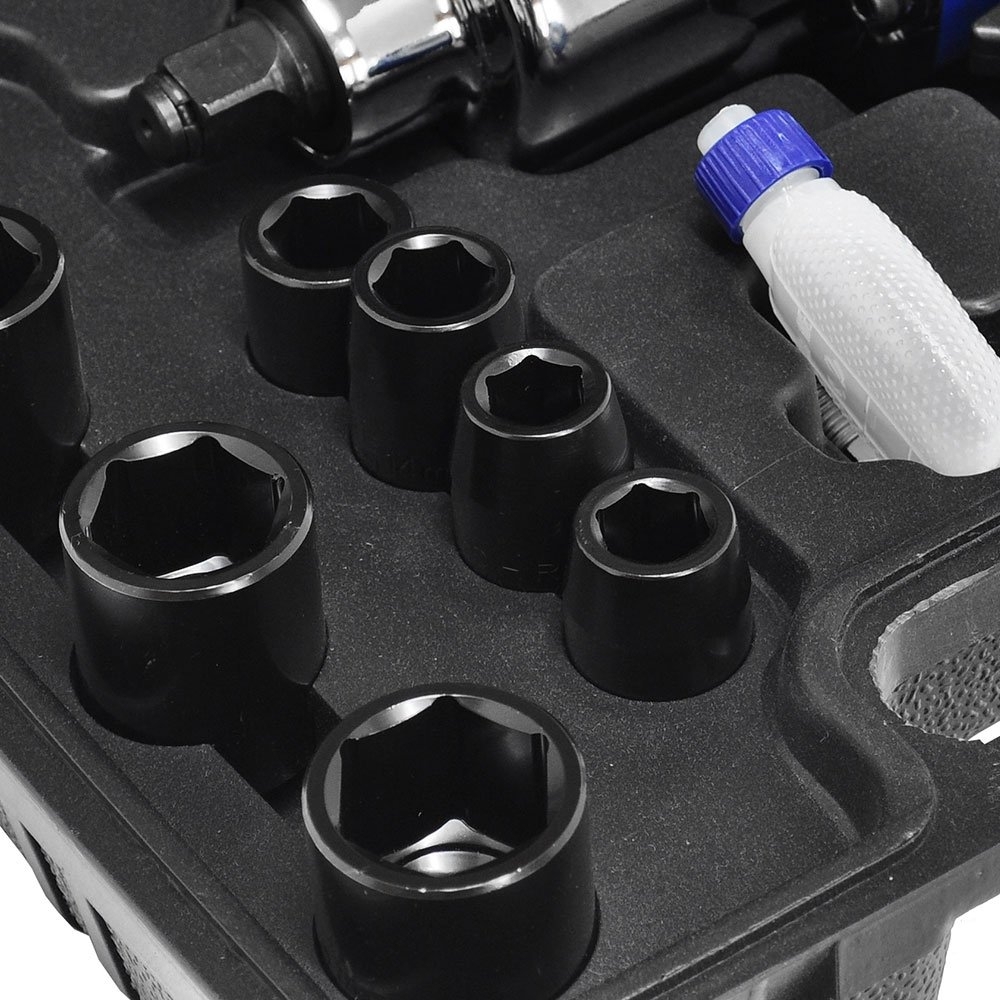 Kit Chave de Impacto Pneumática 1/2 Pol. 68kgfm PDR-PRO-150K