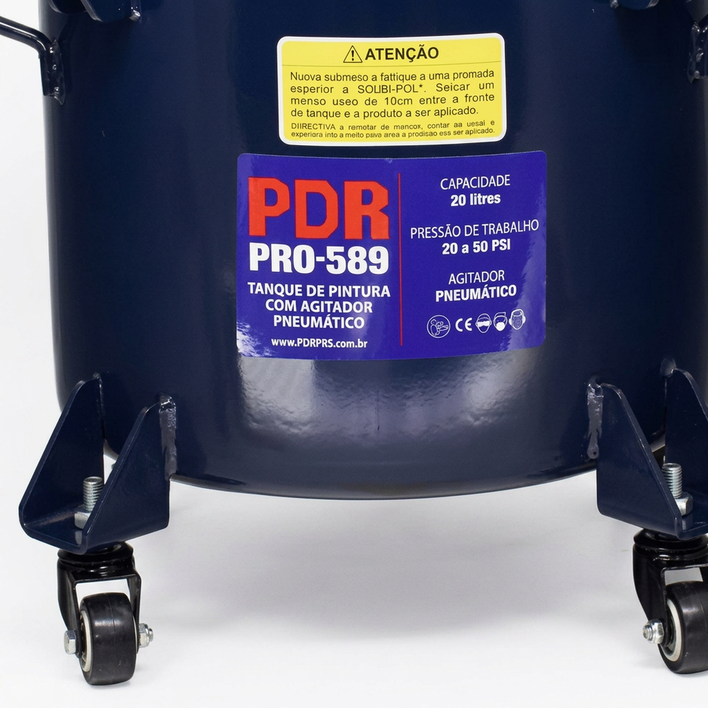 Tanque de Pintura PRO-584 20 Litros com Agitador Manual PDR