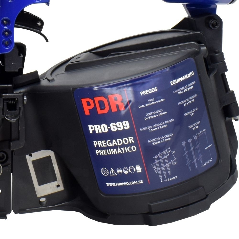 Pregador de Pallets Pneumático PRO-699 65 a 100mm PDR