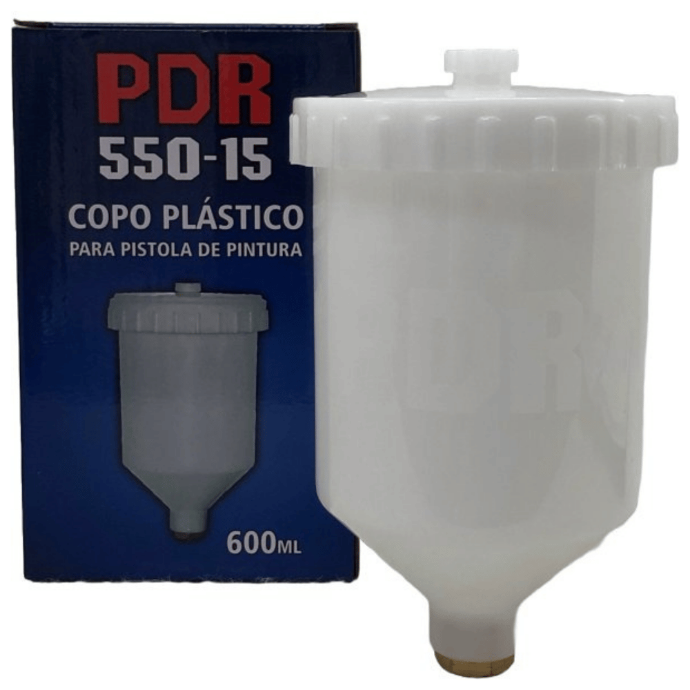 Copo para Pistola de Pintura de Gravidade 550-15B 600ml Rosca Fêmea PDR
