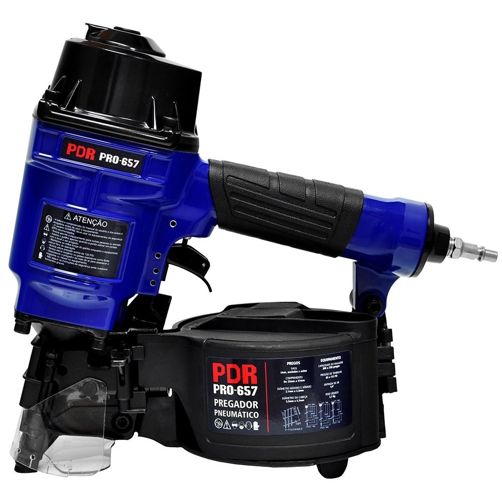 Pregador de Paletes PRO-657 32 a 57mm até 400 Pregos PDR