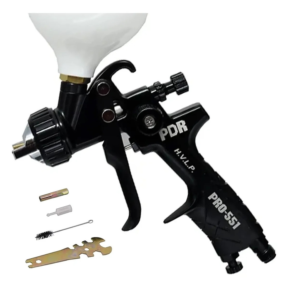Pistola para Pintura por Gravidade HVLP PRO-551 1,4mm Copo 600ml PDR