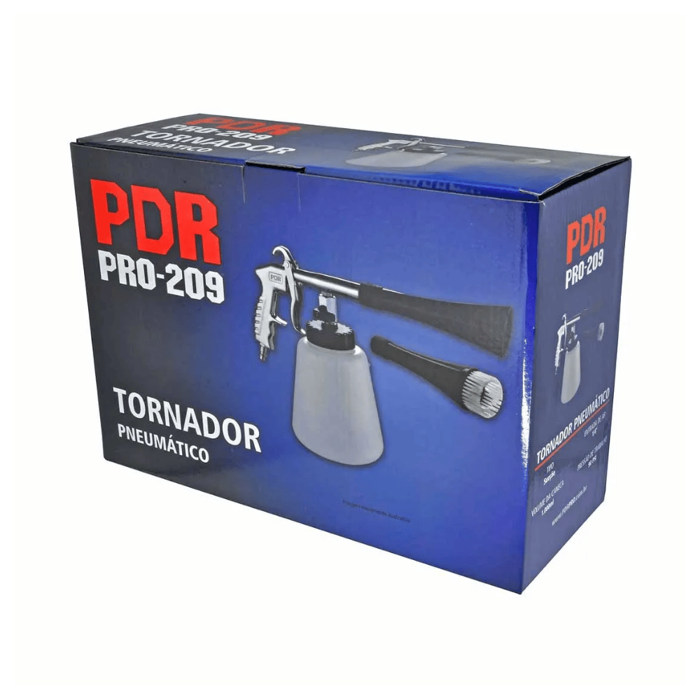 Tornador Pneumático PRO-209 Tipo Pistola Sucção 1000ml 90 PSI PDR