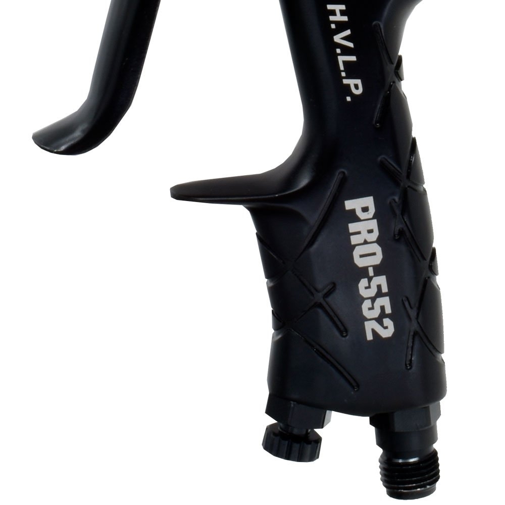 Pistola de Pintura HVLP PRO-552 Gravidade Bico 1,4mm Copo Preto 600ml PDR