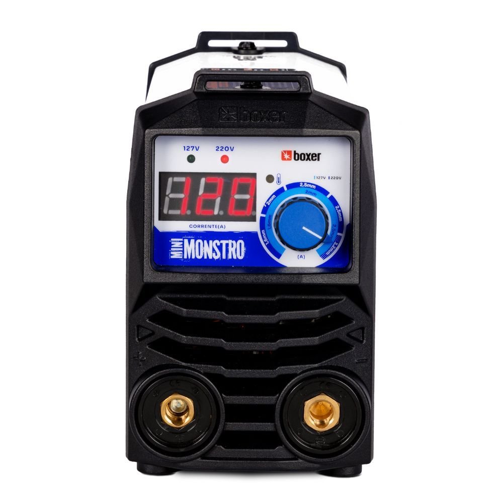 Máquina de Solda Inversora TIG/MMA Mini Monstro 120A 127/220V Bivolt BOXER