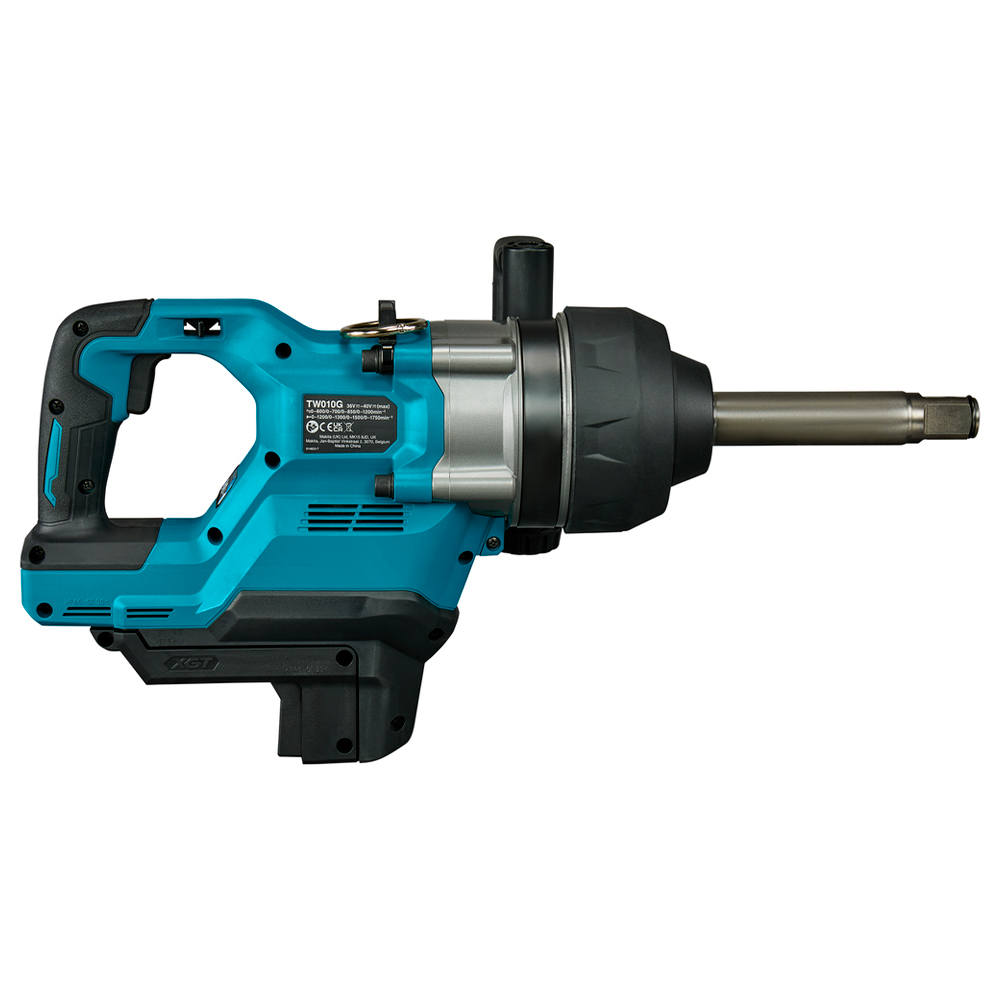 Chave de Impacto Longa TW010GT201 1 Pol. 40V Brushless com 2 Baterias 5,0Ah Carregador e Maleta MAKITA