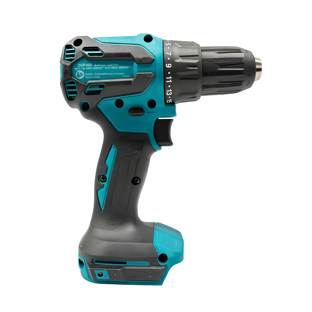 Parafusadeira Furadeira DHP490 e Aspirador DCL180Z 18V Brushless com Bateria Carregador Bivolt e Maleta MAKITA