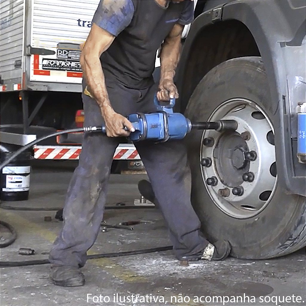 Chave de Impacto Pneumática PRO-198i 1 Pol. Longa 420 Kgfm 90 PSI PDR