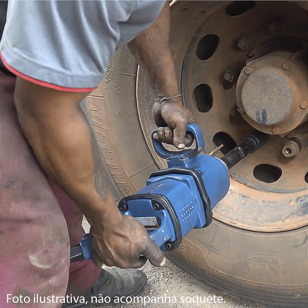 Chave de Impacto Pneumática PRO-198i 1 Pol. Longa 420 Kgfm 90 PSI PDR